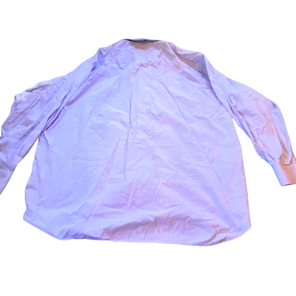Men's Oscar de la Renta Dress Shirt, Purple, Size 17 34/35 Button Down Cotton - Picture 2 of 7